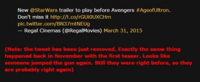 Star Wars Episode 7 News   The Force Awakens Celebration Panel to be Screened Live in London. Regal Confirms New Trailer With Avengers  AOU.jpeg