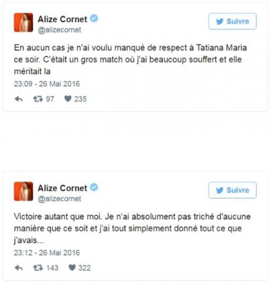 Roland-Garros - Cornet accusée d'avoir manqué de fair-play.jpg