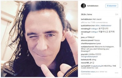 Tom Hiddleston sur Instagram - He's back!.jpg