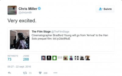 Chris Miller sur Twitter - -Very excited.jpg