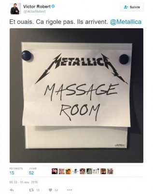 Victor Robert sur Twitter - -Et ouais  Ca rigole pas. Ils arrivent. @Metallica https---t.co-5FAC6mDS9y-.jpg