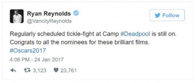 Deadpool snobé aux Oscars - Ryan Reynolds réagit.jpg