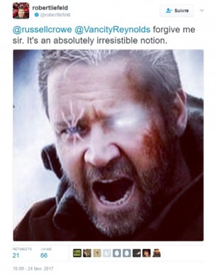 robertliefeld sur Twitter - -@russellcrowe @VancityReynolds forgive me sir  It's an absolutely irresistible notion. https---t.co-Cw3Yq2grjX-.jpg