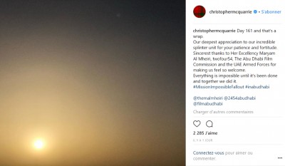 Christopher McQuarrie sur Instagram _ Day 161 and that’s a wrap.jpg