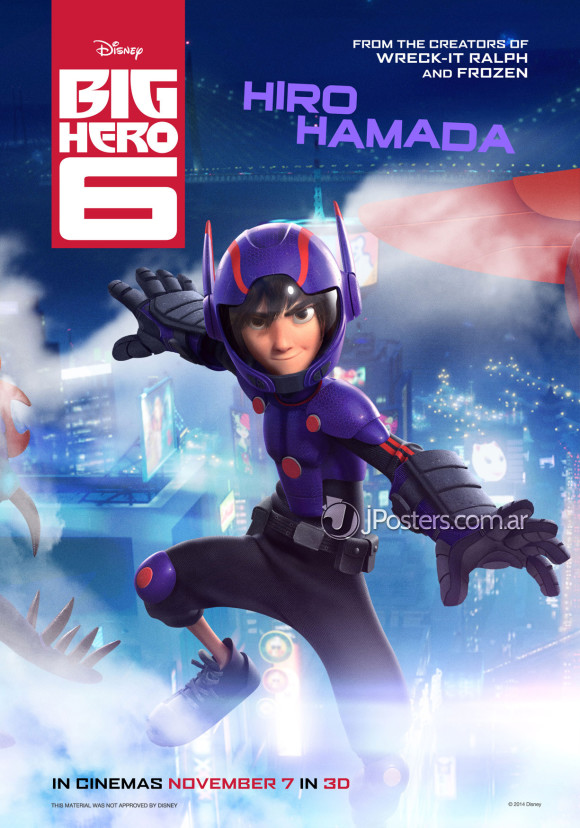 les-nouveaux-heros-disney-marvel-poster-hiro-harada