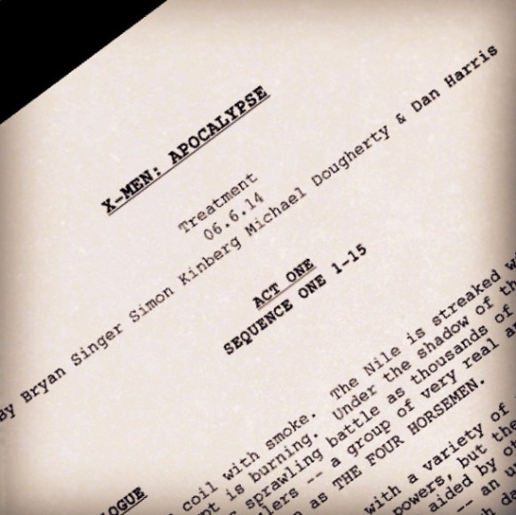 X-Men Apocalypse [20th Century/Marvel - 2016] X-men-apocalypse-script-580x579