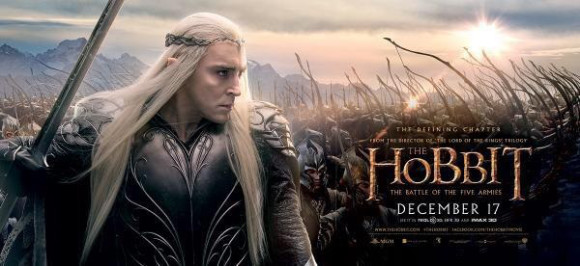 le-hobbit-la-bataille-des-cinq-armees-poster-thranduil-battle