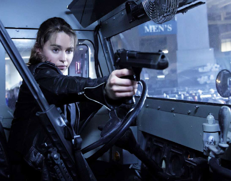 Terminator Genisys Arnold Schwarzenegger Et Emilia Clarke En Couverture D’empire Nouvelles