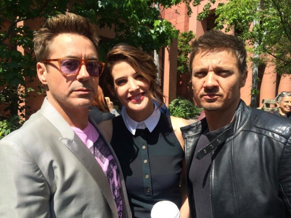 avengers-age-of-ultron-presstour-funny-downey-smulder-renner