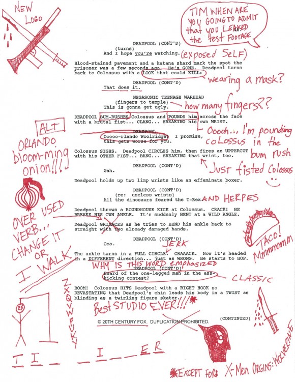 deadpool-script-page-days-movie