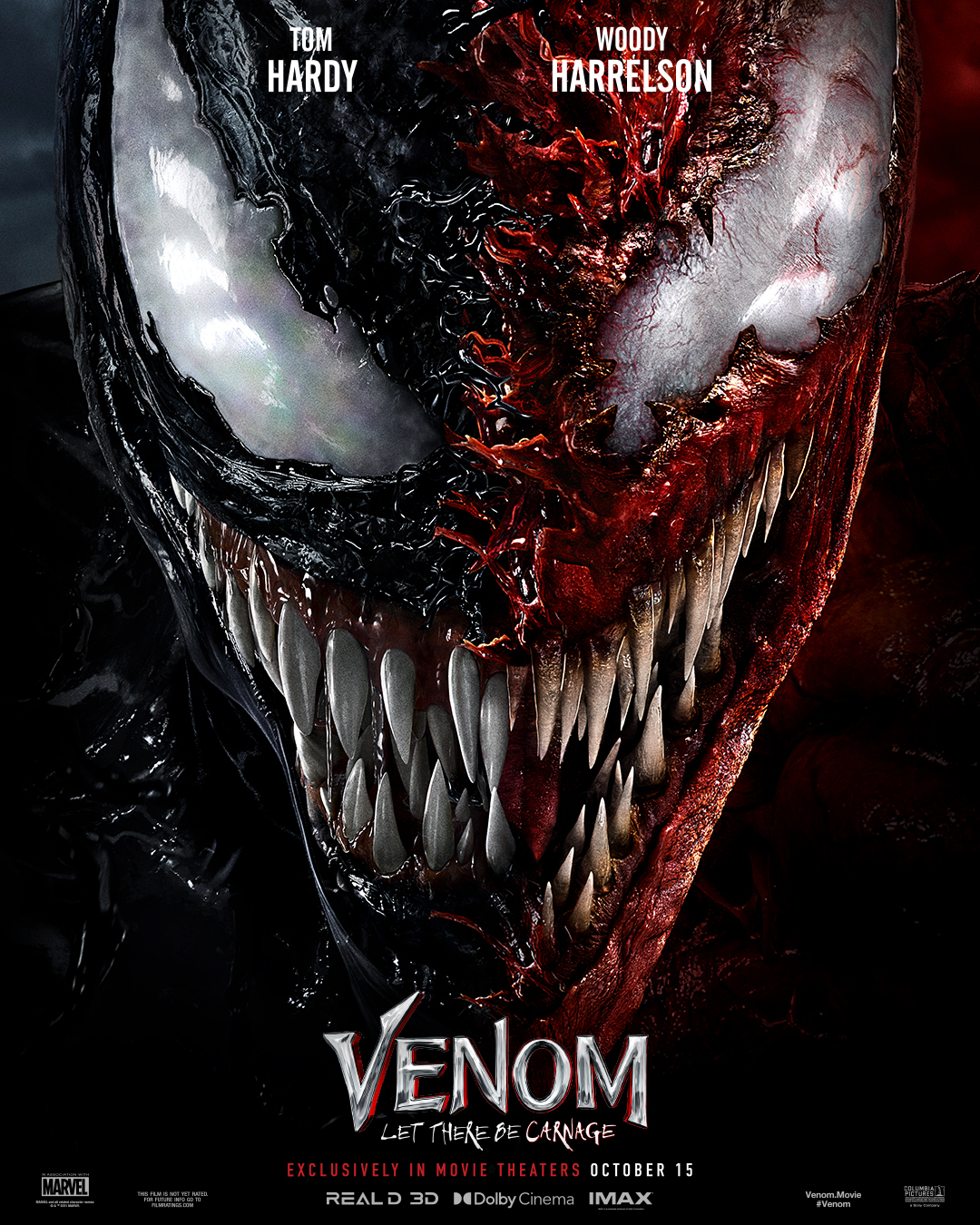 Venom – Let There Be Carnage : Venom et Carnage enfin en symbiose (nouveaux  posters) ! | Les Toiles Héroïques