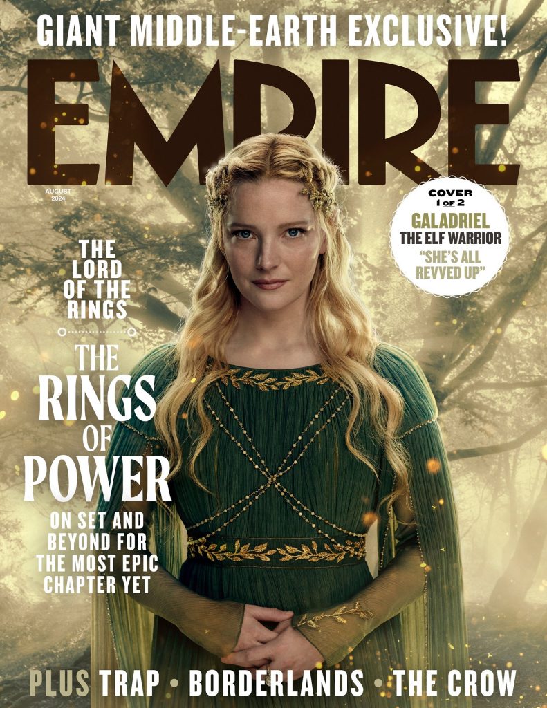 Les Anneaux de Pouvoir Galadriel et Sauron en couverture d’Empire (nouvelles images) ! Les