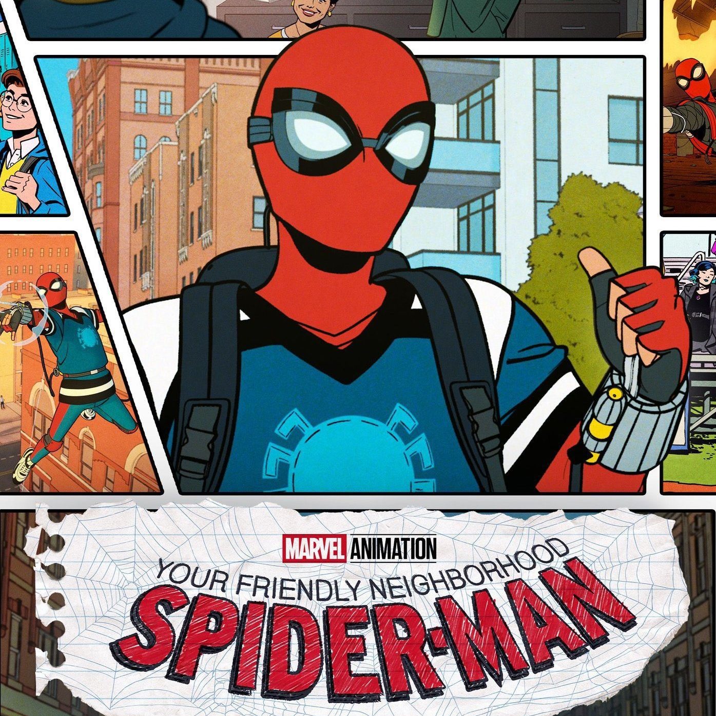 Your Friendly Neighborhood Spider-Man : Le poster de la série et un ...